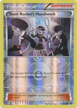 Team Rocket's Handiwork - 112/124 - Reverse Holo - XY Fates Collie - Pokemon - Image 1