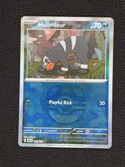 Pokemon TCG HOUNDOUR Master Ball 062/131 SV Prismatic Evolutions - Image 1