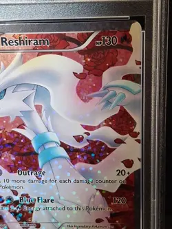 2013 Reshiram RC22/RC25 Legendary Treasures Radiant Collection EN PSA 8 Pokemon - Image 3