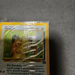NM Meowth SEALED - Holofoil #10 Black Star Promo Pokemon TCG - Image 4