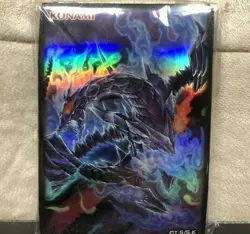 Yugioh Red-Eyes Zombie Dragon Official Card Sealed Protector Sleeves 55pcs JAPAN - Image 1