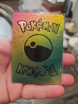 Mcharizard EX Rainbow Foil Fan Art Premium Textured Collector Vinyl Card - Image 5