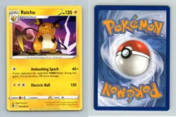 Raichu #50/195 SWSH Silver Tempest Uncommon Pokemon 2022 TCG Card - Image 1
