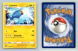 Lanturn #52/195 SWSH Silver Tempest Uncommon Pokemon 2022 TCG Card - Image 1