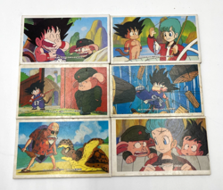 Vintage Dragon Ball Menko Lot – Showa Retro 1980s 1990s Japanese Anime Cards - Image 1