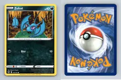 Zubat #103/195 SWSH Silver Tempest Common Pokemon 2022 TCG Card - Image 1