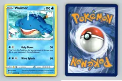 Wailmer #37/195 SWSH Silver Tempest Common Pokemon 2022 TCG Card - Image 1