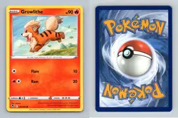 Growlithe #19/195 SWSH Silver Tempest Common Pokemon 2022 TCG Card - Image 1