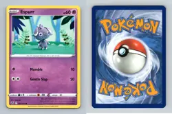 Espurr #81/195 SWSH Silver Tempest Common Pokemon 2022 TCG Card - Image 1