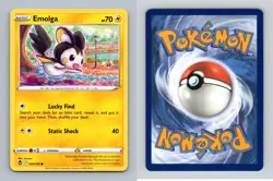 Emolga #54/195 SWSH Silver Tempest Common Pokemon 2022 TCG Card - Image 1