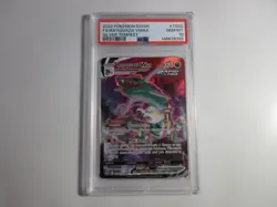 PSA 10 Rayquaza Vmax TG20 Silver Tempest Pokemon Card - Image 1