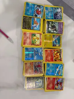 Pokemon Card Lot 1000 OFFICIAL TCG Cards + 50 holo cards + - Image 1