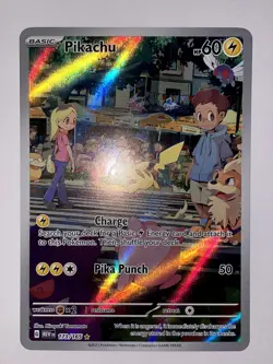 Pikachu 173/165 Pokemon 151 Scarlet & Violet Illustration Rare TCG Card - Image 4