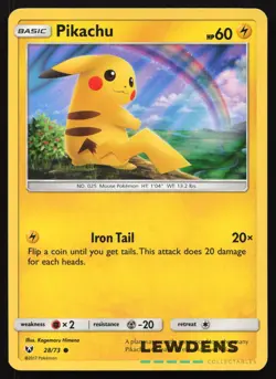 Pikachu - 28/73 - Holo Promo - Shining Legends - Pokemon Card - Image 1