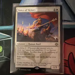 Magic The Gathering Voice of Victory Rare Creature Card TDM Set - Image 1