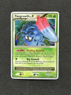 Tangrowth LV. X 99/99 Platinum Arceus Ultra Rare Holo Pokemon Card - Image 1