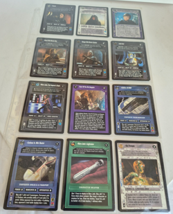 Star Wars CCG Enhanced Jabba's Palace Premium Card Set 12 Cards Decipher Games - Image 1