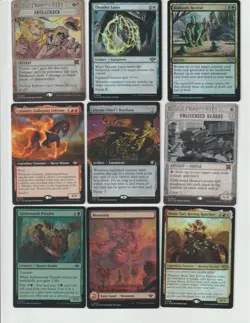 (350+) Magic The Gathering bulk card lot / Fallout Rares / Outlaws foils - Image 4
