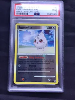 Pokemon Cards: Great Encounters Reverse Holo: Igglybuff 70/106 PSA 9 - Image 2