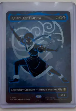 Katara, the Fearless (Borderless) (Neon Ink Foil) Avatar: The Last Airbender MTG - Image 2