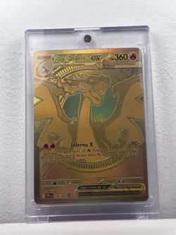 Pokemon Mega Charizard X EX 130/094 Phantasmal Flames Holo Mega Rare 360 HP - Image 1