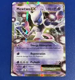 2016 Pokemon XY Evolutions Mewtwo Ex 52/108 Extended Art Never Played - NM - Image 1