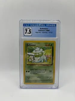 Pokemon Base Set 1999 Lot, CGC Graded Bulbasaur 7.5, Ivysaur 8.5, Venusaur 6.5 - Image 3