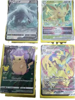 Pokemon TCG VStar, Full Art, Holo Bundle X6 - Pikachu - Image 2