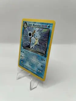 Pokemon TCG Dark Blastoise 3/82 English Team Rocket Holo SWIRL - NM - Image 4
