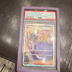 Pokemon Morty's Conviction 211/162 SV05 PSA 10 Special Illustration Rare - Image 1