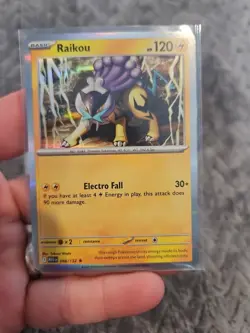 X3 Raikou 048/132 Mega Evolutions Holo Rare Pokemon TCG X3 (2 Holo, 1 Reverse) - Image 2