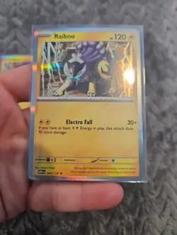 X3 Raikou 048/132 Mega Evolutions Holo Rare Pokemon TCG X3 (2 Holo, 1 Reverse) - Image 3