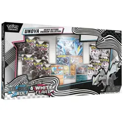 2X POKEMON TCG BLACK BOLT & WHITE FLARE UNOVA HEAVY HITTERS PREMIUM COLLECTION - Image 1