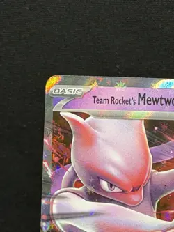 Pokemon TCG Team Rocket's Mewtwo ex 081/182 SV10 Destined Rivals Holo - Image 3