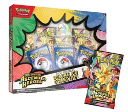 Pokemon (2x) Mega Evolution Ascended Heroes First Partners Deluxe Pin Collection - Image 2