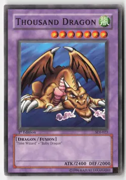 Yugioh - Thousand Dragon SDJ-023 1st Edition - Starter Deck: Joey - Image 1