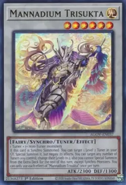 Yugioh! Mannadium Trisukta - AGOV-EN037 - Ultra Rare - 1st Edition Near Mint, En - Image 1