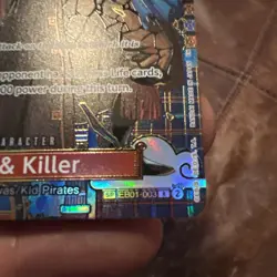One Piece Card Game TCG Kid and Killer SP EB01-003 Alternate Art #EB01-003 - Image 5