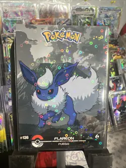 Flareon #136 - Cracked Ice Holo - Crystal Dark Black 2025 - Pokemon Card - Image 1