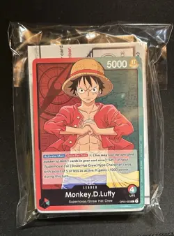 One Piece Card Game Demo Deck Pre Errata Sealed Deck Straw Hat Crew - Image 1