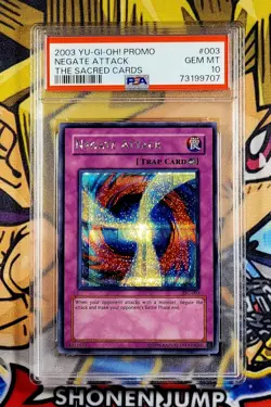 Yu-Gi-Oh! NEGATE ATTACK The Sacred Cards Promo TSC-003 PSA 10 Secret GEM MINT - Image 1