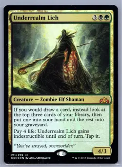 Underrealm Lich - Prerelease Cards #211 Foil - NM - Image 1