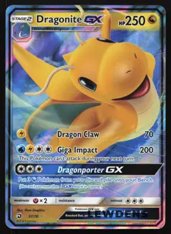 Dragonite GX - 37/70 - Ultra Rare - Dragon Majesty - Pokemon Card - 1 - Image 1