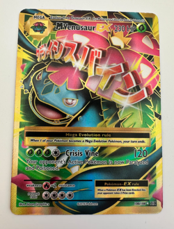 Pokemon M Venusaur EX XY Evolutions Holo Card 100/108 Full Art - Image 1