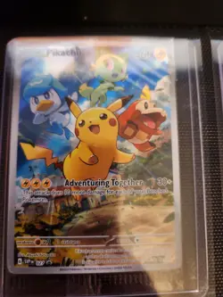 Pikachu SVP 027 Holo Black Star Promo Pokemon Card Scarlet & Violet Sealed - Image 1