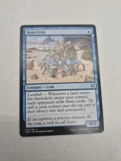 Ruin Crab Zendikar Rising Uncommon NM Magic: The Gathering 75 Normal - Image 1