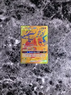 Pokemon TCG Reshiram & Charizard GX SM 247 Tag Team GX Holo Ultra Rare Promo - Image 1