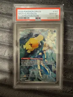 Pokemon TCG Misty's Psyduck Destined Rivals 193/182 Psa 10 - Image 1