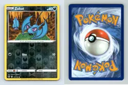 Zubat #103/195 SWSH Silver Tempest Reverse Holo Common Pokemon 2022 TCG Card - Image 1