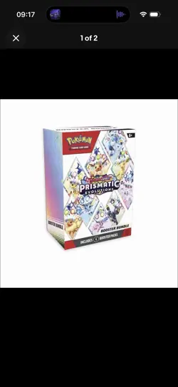 Pokemon TCG: Scarlet & Violet-Prismatic Evolutions Booster Bundle (6 Packs) - Image 1